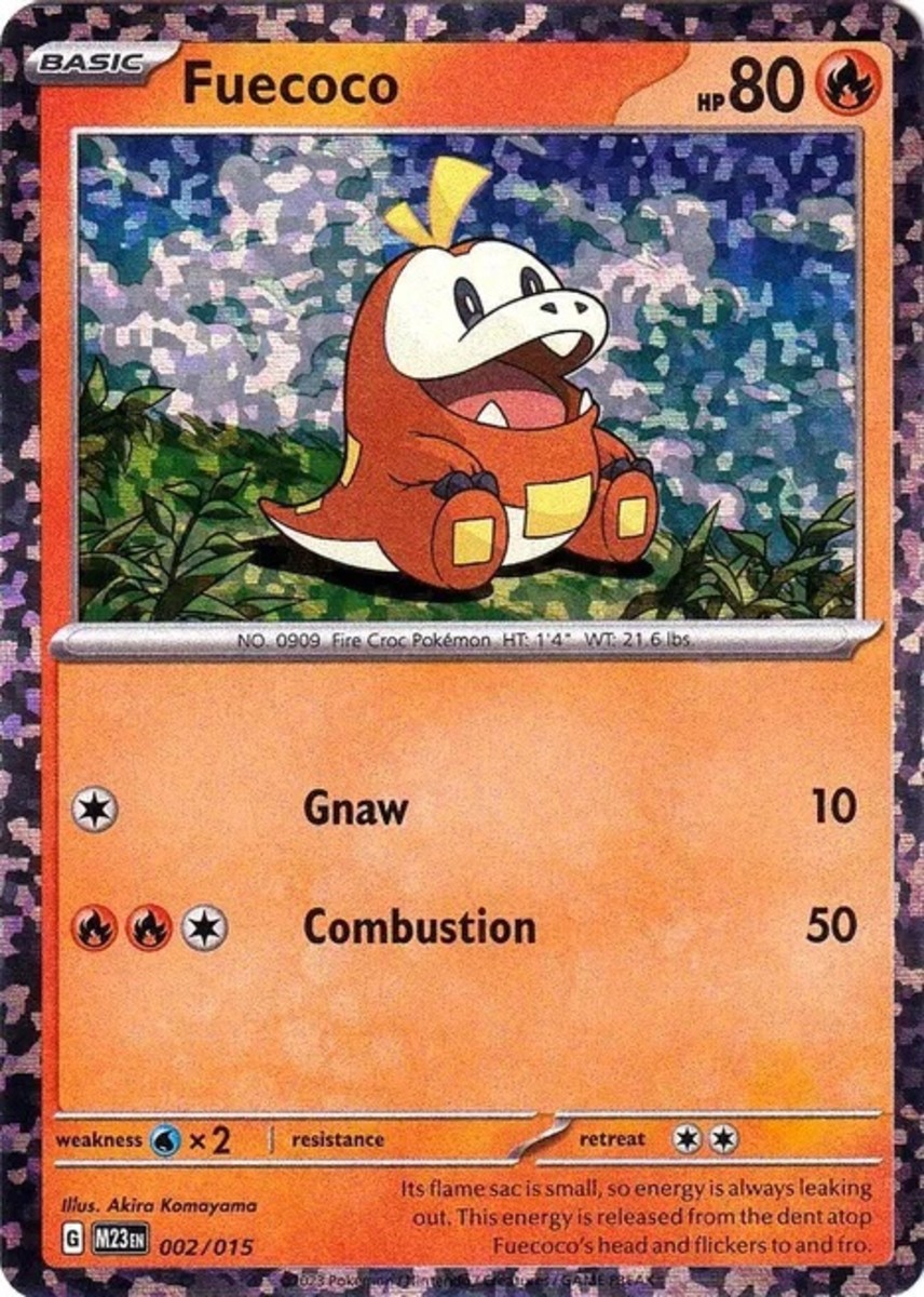 Fuecoco McDonalds promo TCG card